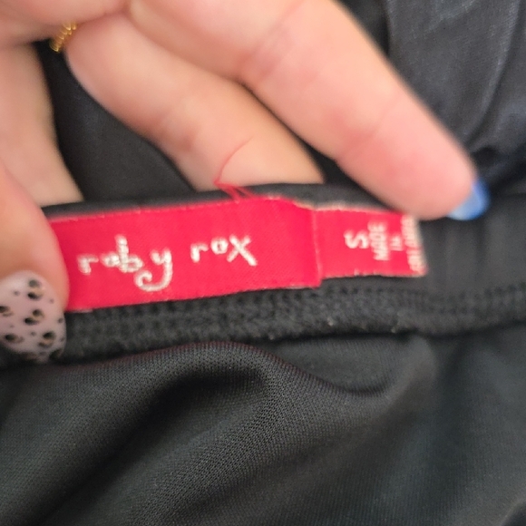 Ruby Rox Vintage Strapless Black Dress - Picture 2 of 6